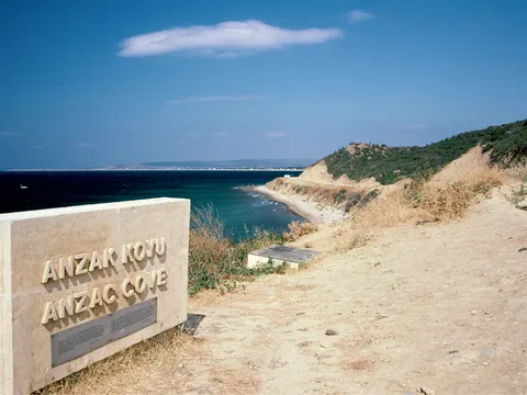 ANZAC Cove at Gallipoli, Turkey