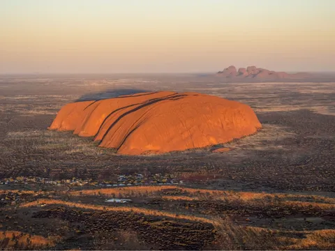Uluru at sunset, Northern Territory, Australia